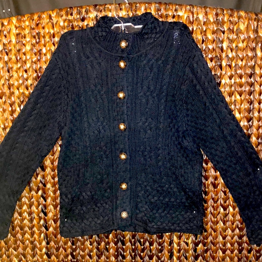 Vintage cable knit sweater